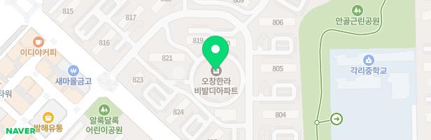한라비발디아파트 814동 뒤 놀이터4(바닷속어린이놀이터) 지도 이미지