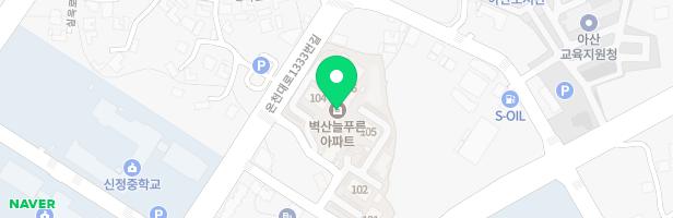 벽산블루밍아파트 어린이놀이터 지도 이미지