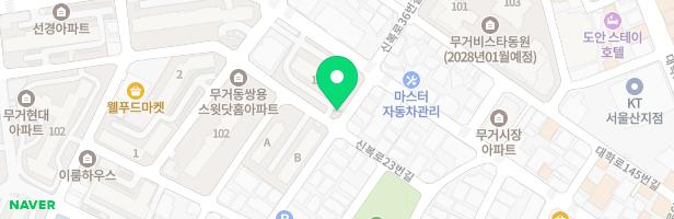 무거쌍용스윗닷홈 101동 어린이놀이시설 지도 이미지