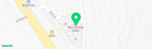 백산그린타워아파트 지도 이미지