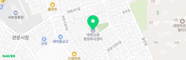 관문어린이공원 놀이시설 지도 이미지