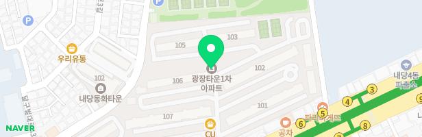 광장타운1차 어린이 놀이시설 지도 이미지