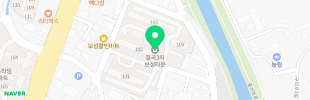 칠곡3차보성아파트 103동 놀이터 지도 이미지