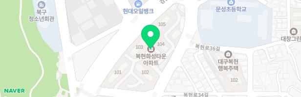 복현화성타운2 지도 이미지