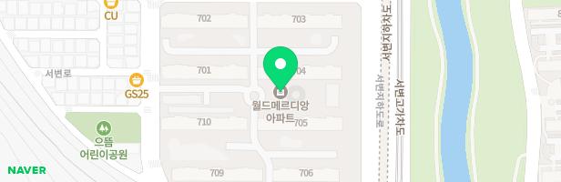 동서변월드메르디앙 놀이시설 704동 지도 이미지
