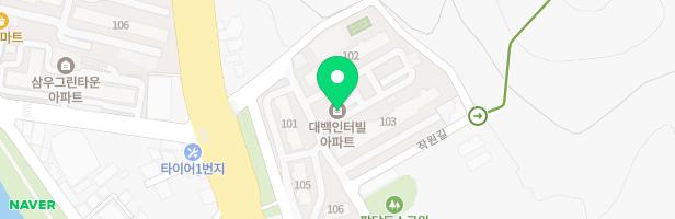 팔달대백인터빌 놀이터(102동뒤) 지도 이미지