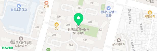 코오롱하늘채2단지 어린이놀이터3(208동) 지도 이미지