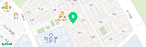 성원5단지아파트 508동앞 지도 이미지