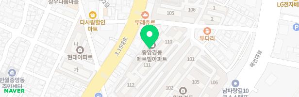 중앙경동메르빌 어린이놀이터1 지도 이미지