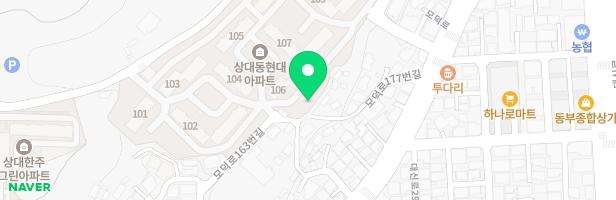 상대현대아파트 내 놀이터(106동 옆) 지도 이미지