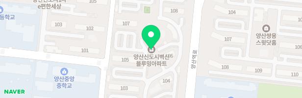 양산신도시 벽산블루밍아파트 어린이놀이터 3 지도 이미지