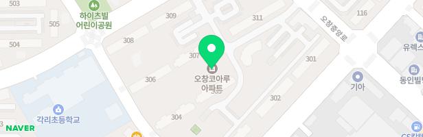 코아루아파트 308동 앞 놀이터2 지도 이미지
