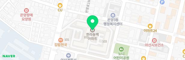 한라동백아파트 어린이놀이터 지도 이미지