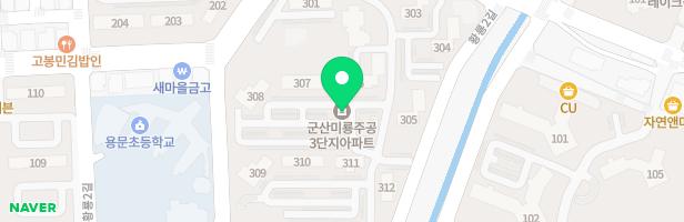 미룡주공3차아파트 304동 뒤 놀이터 지도 이미지