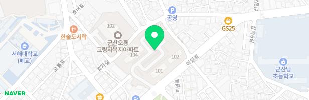 군산 삼학단지 경로당 앞 놀이터 지도 이미지