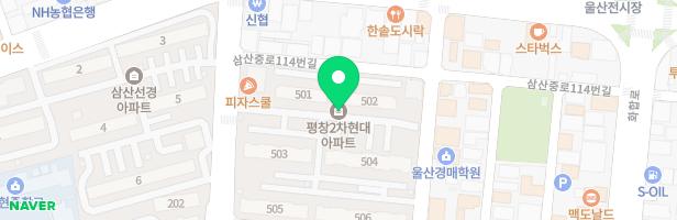 평창2차 현대아파트 어린이놀이시설 지도 이미지