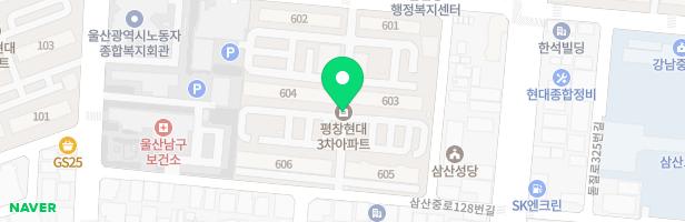 평창현대3차아파트 604동 놀이터 지도 이미지
