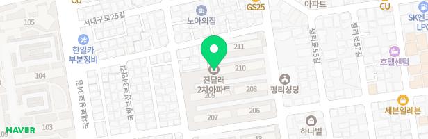 진달래2차 어린이 놀이시설 지도 이미지