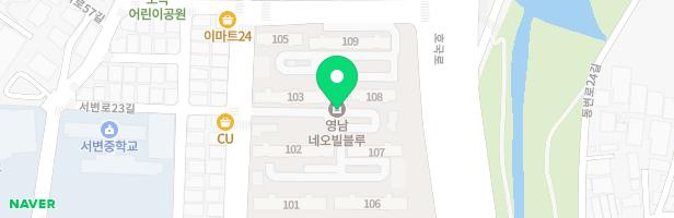 영남네오빌블루 106동 놀이시설 지도 이미지