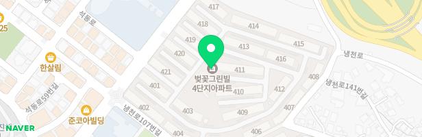 벚꽃그린빌주공4단지 놀이터2(412동) 지도 이미지
