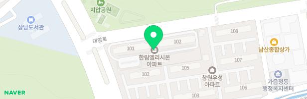 한림엘리시온아파트 어린이놀이터 지도 이미지