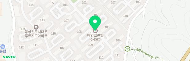 해인그린빌아파트 어린이놀이터(105동) 지도 이미지