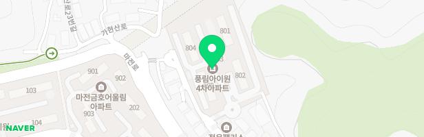 마전4차 풍림아이원 놀이시설 지도 이미지