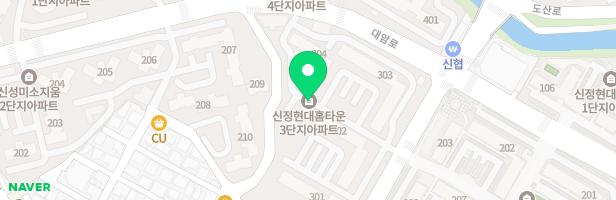 신정현대홈타운3단지(301동)놀이시설 지도 이미지