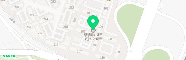 평창리비에르1차 101동 어린이놀이터 지도 이미지