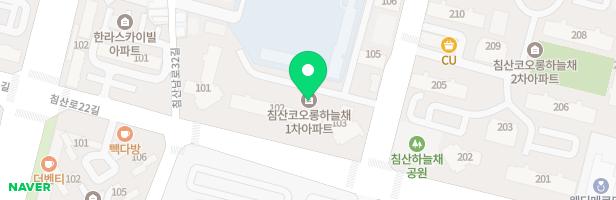 코오롱하늘채1단지 어린이놀이터1 지도 이미지