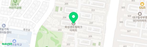 화성센트럴파크 209동 놀이시설 지도 이미지