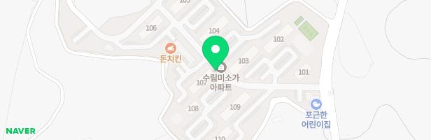 수림미소가아파트 101동 어린이놀이터 지도 이미지