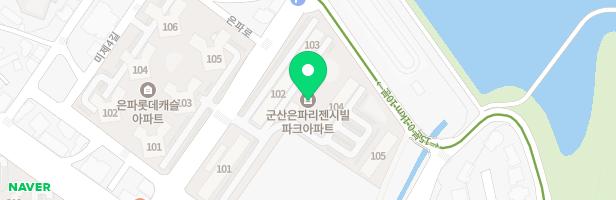 은파리젠시빌파크 104동 앞 지도 이미지