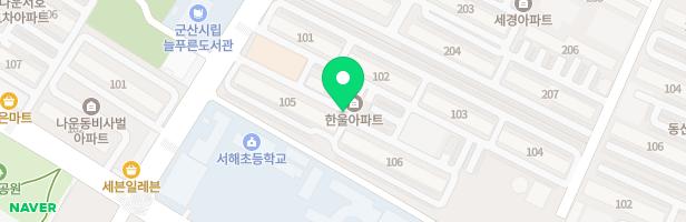 나운 한울아파트 지도 이미지