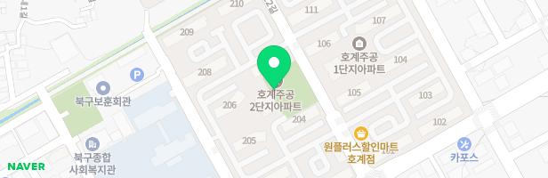 호계주공2단지아파트 관리동 놀이터(호계국민임대2차) 지도 이미지