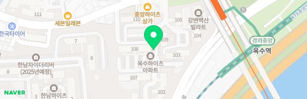 옥수하이츠아파트 105동앞놀이터 지도 이미지