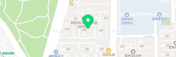 복현서한타운 지도 이미지