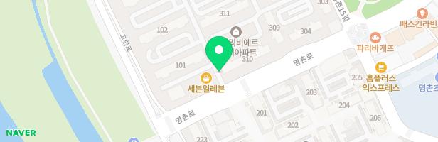 평창리비에르3차 관리동 놀이터 지도 이미지