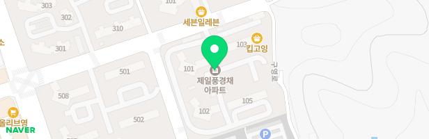 제일풍경채 103동 놀이터 지도 이미지