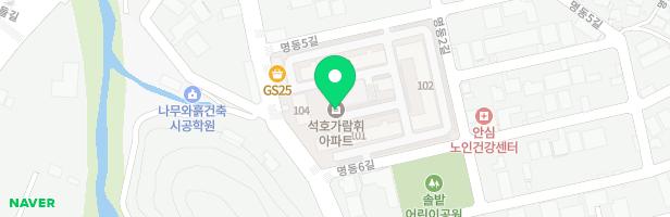 석호가람휘아파트 어린이놀이터 지도 이미지