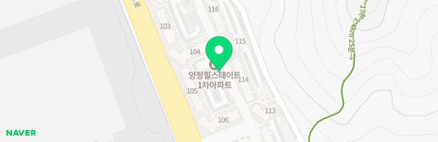 양정힐스테이트1차 108동 놀이터 지도 이미지