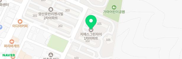 GS그린자이1차아파트 제1놀이터(101동뒤) 지도 이미지