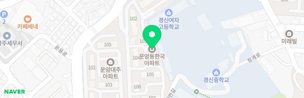 운암동한국아파트놀이시설 지도 이미지