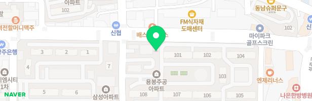 용봉동_용봉주공아파트(101동 옆) 지도 이미지