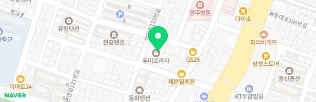 우산동_우미프라자아파트 지도 이미지