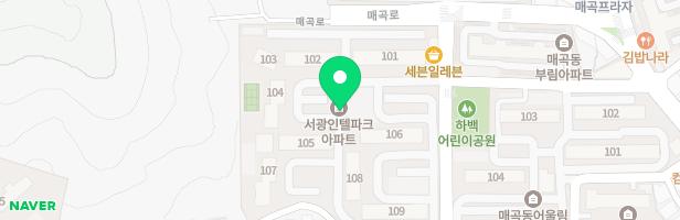 매곡동서광인텔파크아파트(놀이터 2) 지도 이미지