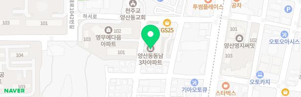 양산동_동남3차아파트 지도 이미지