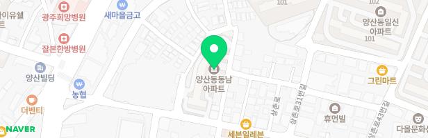 양산동 동남2차아파트 놀이시설 지도 이미지