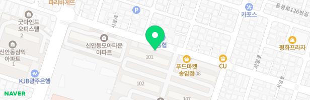 중흥동모아타운아파트 102동앞놀이시설 지도 이미지