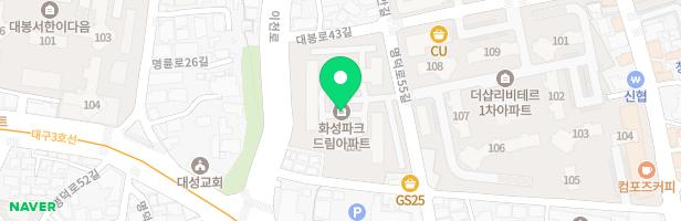 대봉화성파크드림 지도 이미지